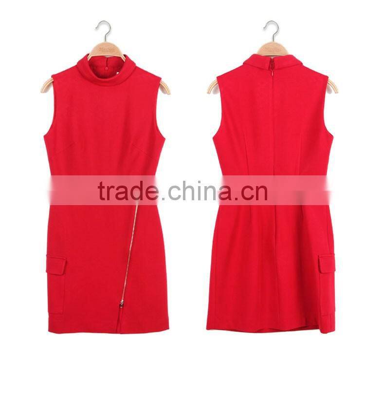 Maxnegio fashion stretch fabric winter ladies casual dresses