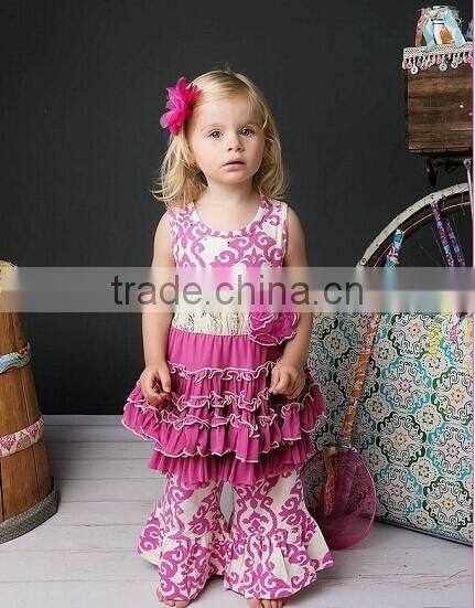 kids girls clothing baby cotton frocks designs with hand-embroidered baby clothing