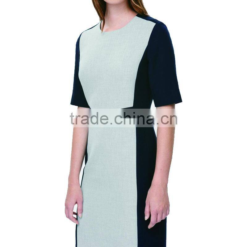 2016 Latest design party girl lady dress cotton design