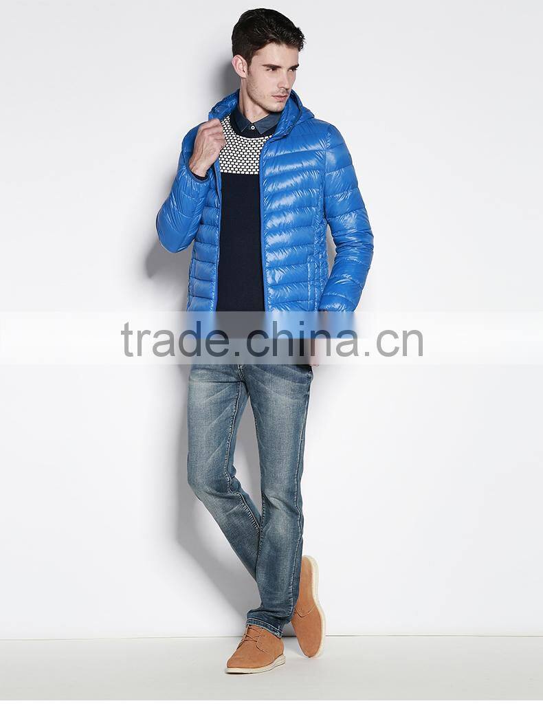 2015 OEM Men Hot Selling Light Duck Down Jacket