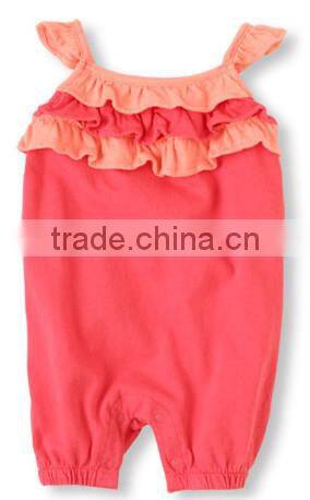 baby one-pieces wholesale infant girl Jumper Shorts Pink Navy Chevron Polkadot Dress toddler chevron cotton romper