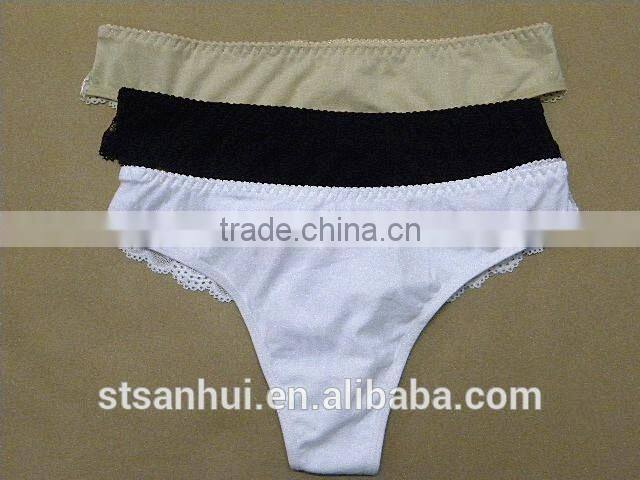 Factory wholesale thong panties s m l panties and bra sets with sexy lace sexy transparent ladies underwear panties