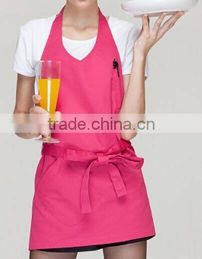 Blank cheap wholesale aprons with pocket garden apron