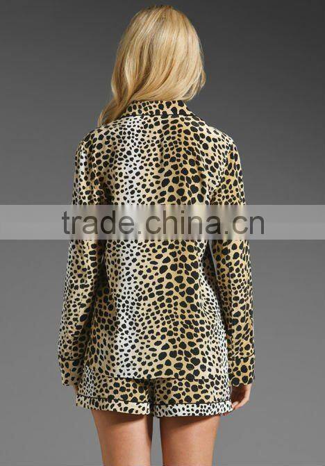 women's satin pajamas set