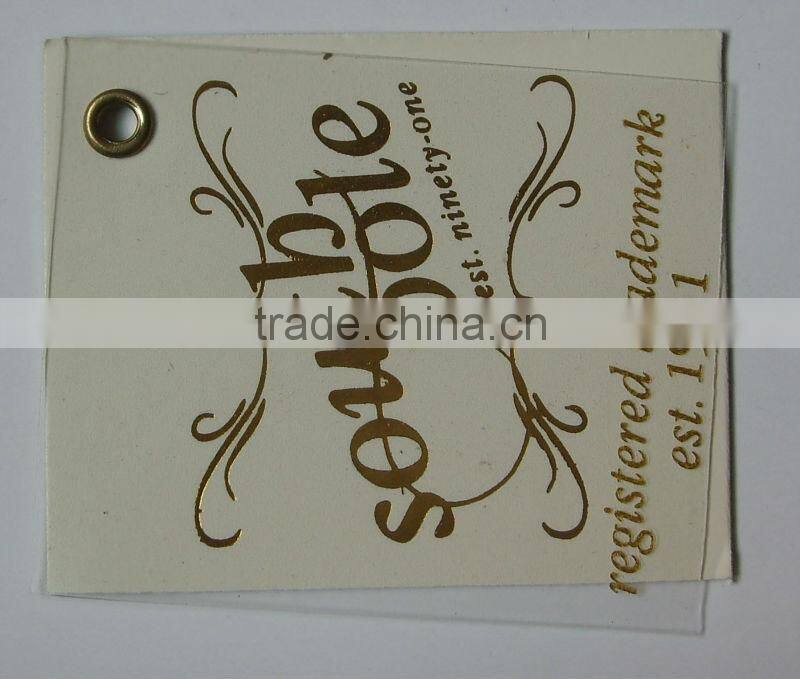 garment cardboard hand tag