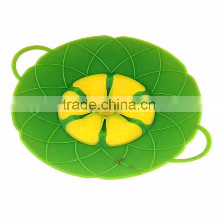 Cooking tools Flower Silicone lid Spill Stopper Silicone Cover Lid For Pan 10.2" spill stop Boil Over Safeguard