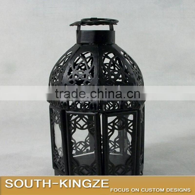 Colorful/Transparent Glass Metal Candelabrum