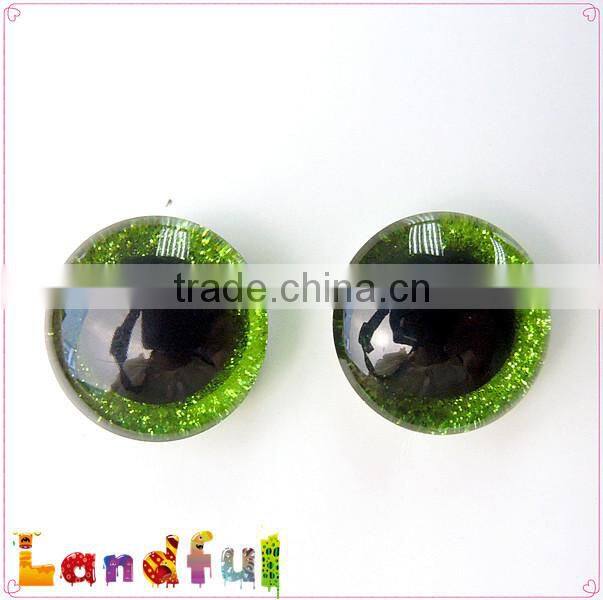 Green Plastic 3D Safety Eyes Handcrafted Eyes Plush Stuffed Animal Eyes