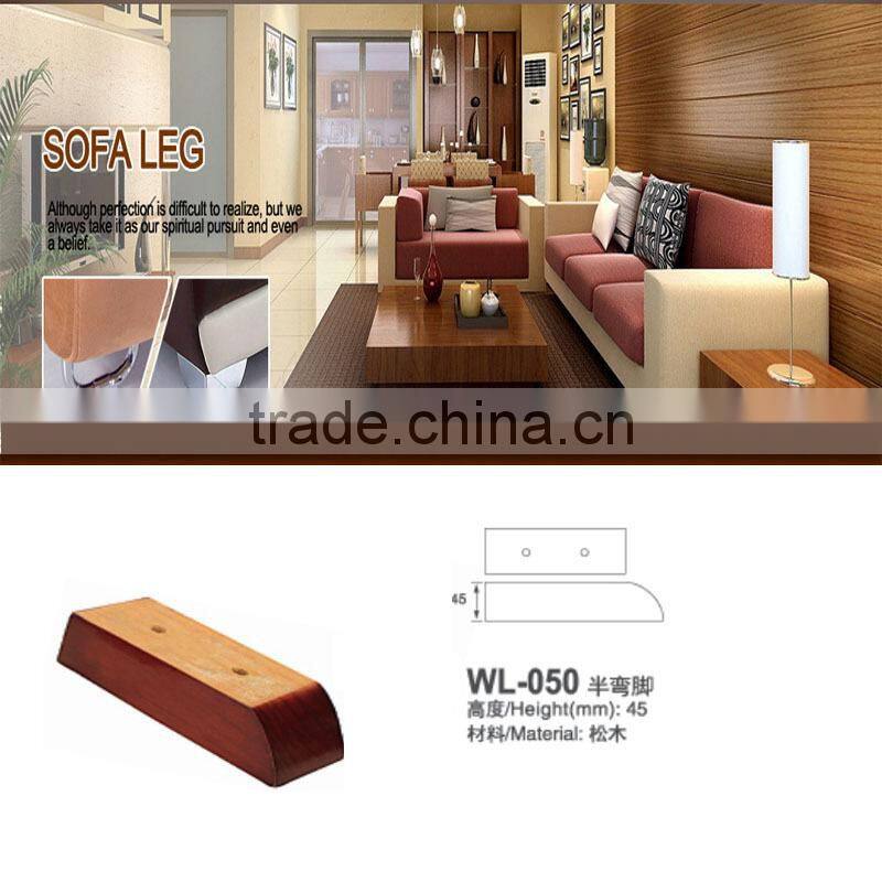 Wooden sofa leg