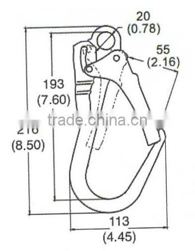 snap hook for safety lanyard YL-H03