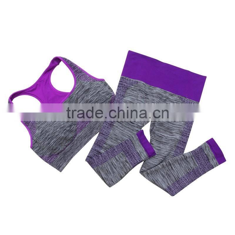 High Quality Women's Yoga Suit Female Tight Yoga Bra Yoga Pants Fitness Gym Running Yoga Clothing Suits Sportswear