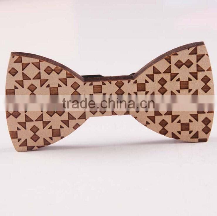 Wooden Bow Tie Novelty Men's Gifts Wood Wedding Wood Tuxed Bowtie Necktie