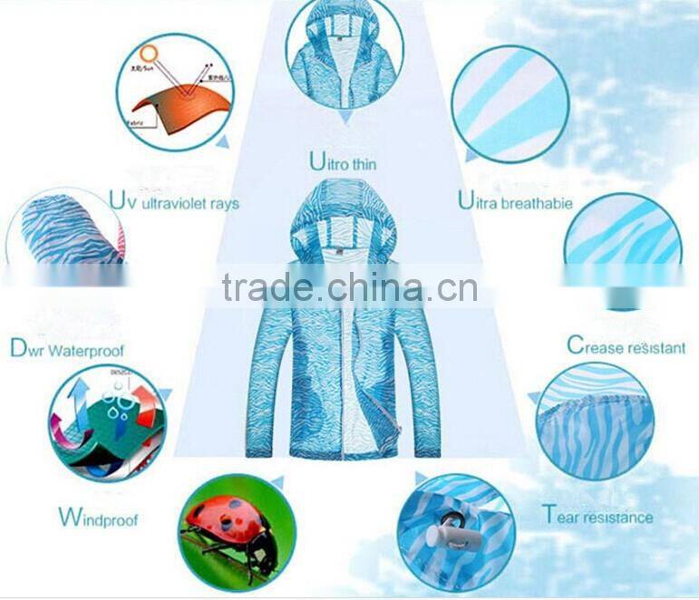 Wholesale High Quality girl Sunscreen Jacket