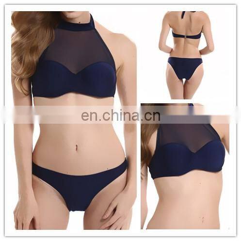 whole sale black lace hollow summer bikini classical bikini