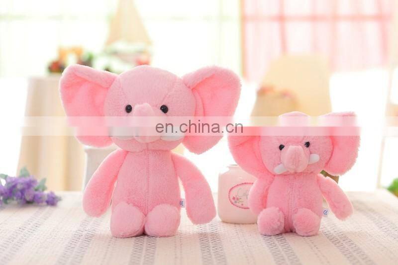 free sample wholesale cute stuffed animal elephant,plush soft elephant toy for kids, elephant custom plush toy