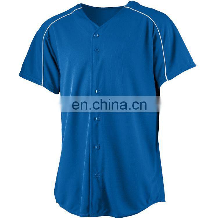 High quality oem custom fashion youth cotton baseball jersey
