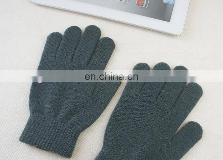 Wholesale Euro-american Winter Knitted Unisex gloves for touch screen iphone