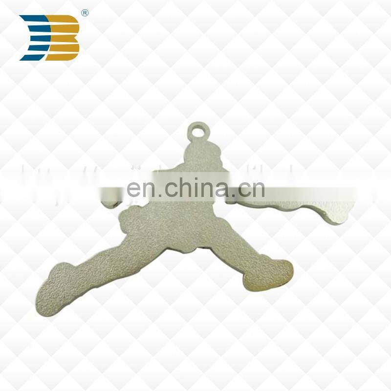 custom made pendants sports print with epoxy metal pendant