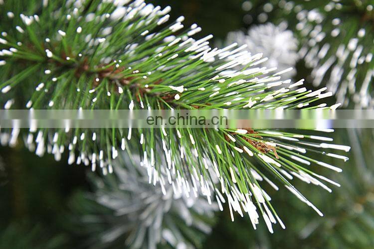 1.8 meter Wholesale 2017 Hot Artificial Christmas Tree Decoration White Pinecone Snowing PE Christmas Decorating Party