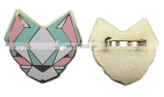 Hard enamel lapel pin badge