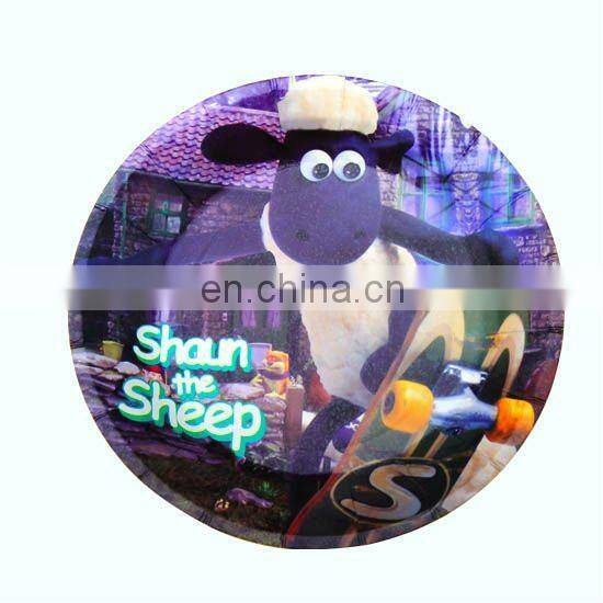 Popular 7" round cheap paper plates for dinner tableware