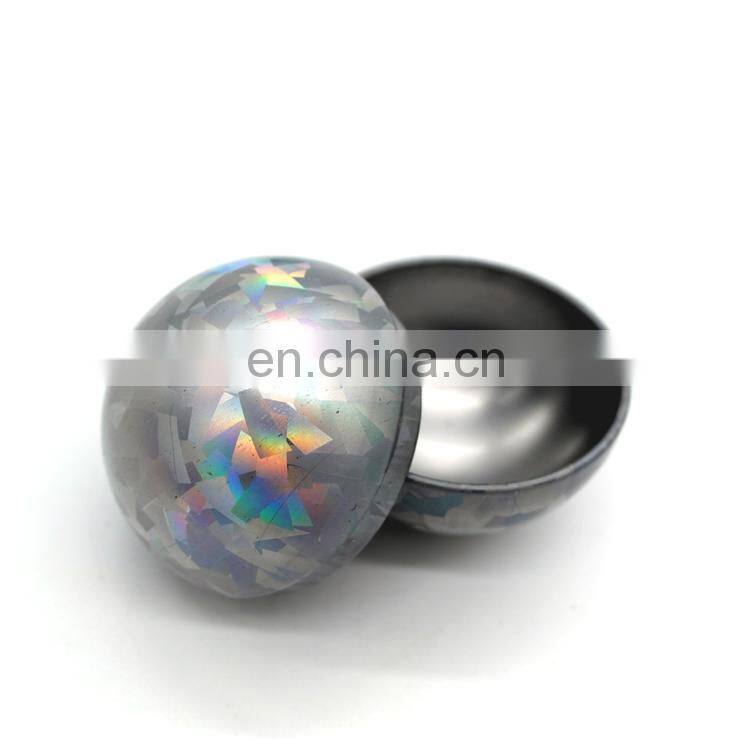 metal christmas candy tin ball ,christmas gift tin can