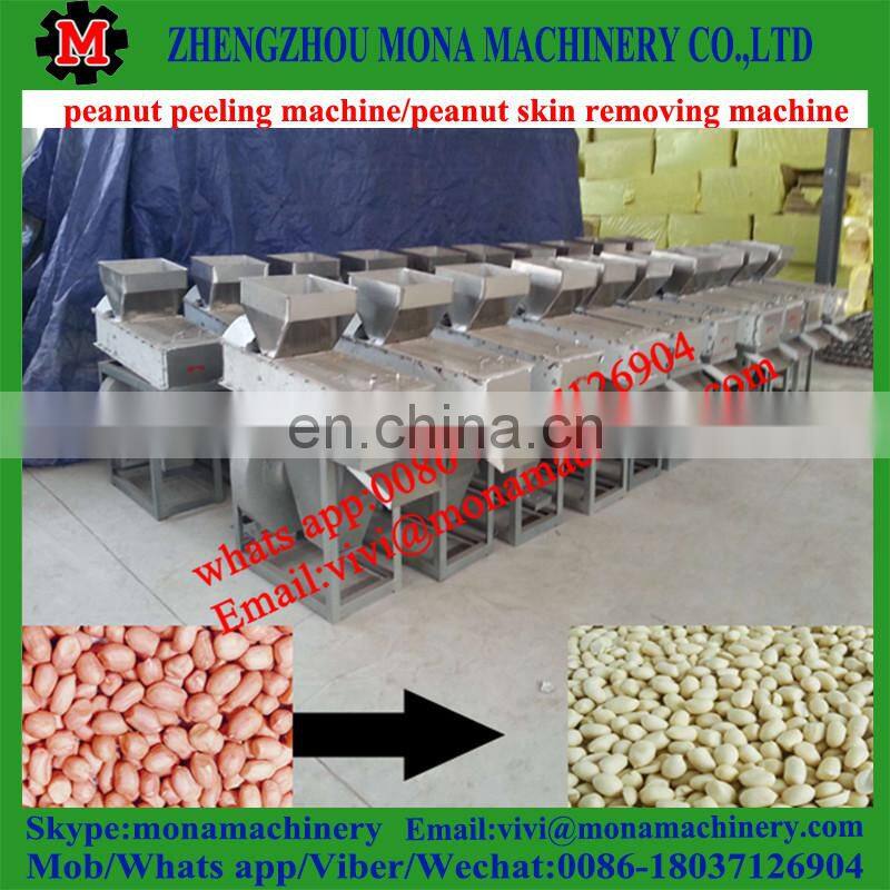 Africa peanut using Automatic Peeling Peanut Shell Machine and Peanut Cleaning Machine