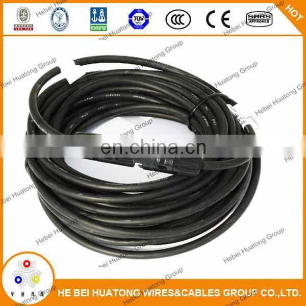 EN50618 tinned copper conductor 4mm 6mm solar panel cable
