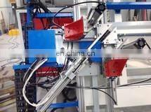 Equipment for fabricating PVC windows doors / plastic four corner welder