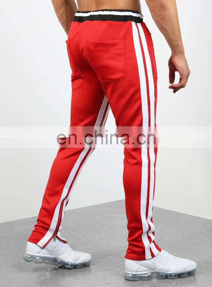 DiZNEW 2019 wholesale high quality stripe track pants trousers for men