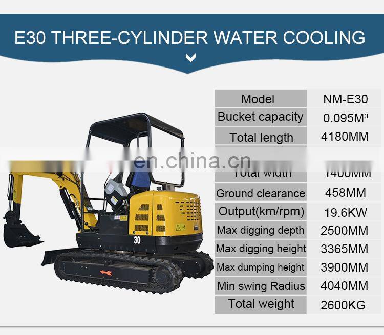 narrow mini digger best chinese cheap mini digger low price mini excavators for sale in China