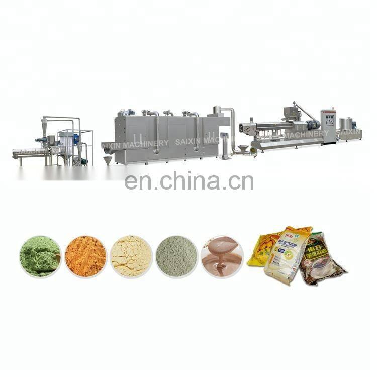 Artificial nutrition rice making machine extruder puff porridge production line by china jinan price
