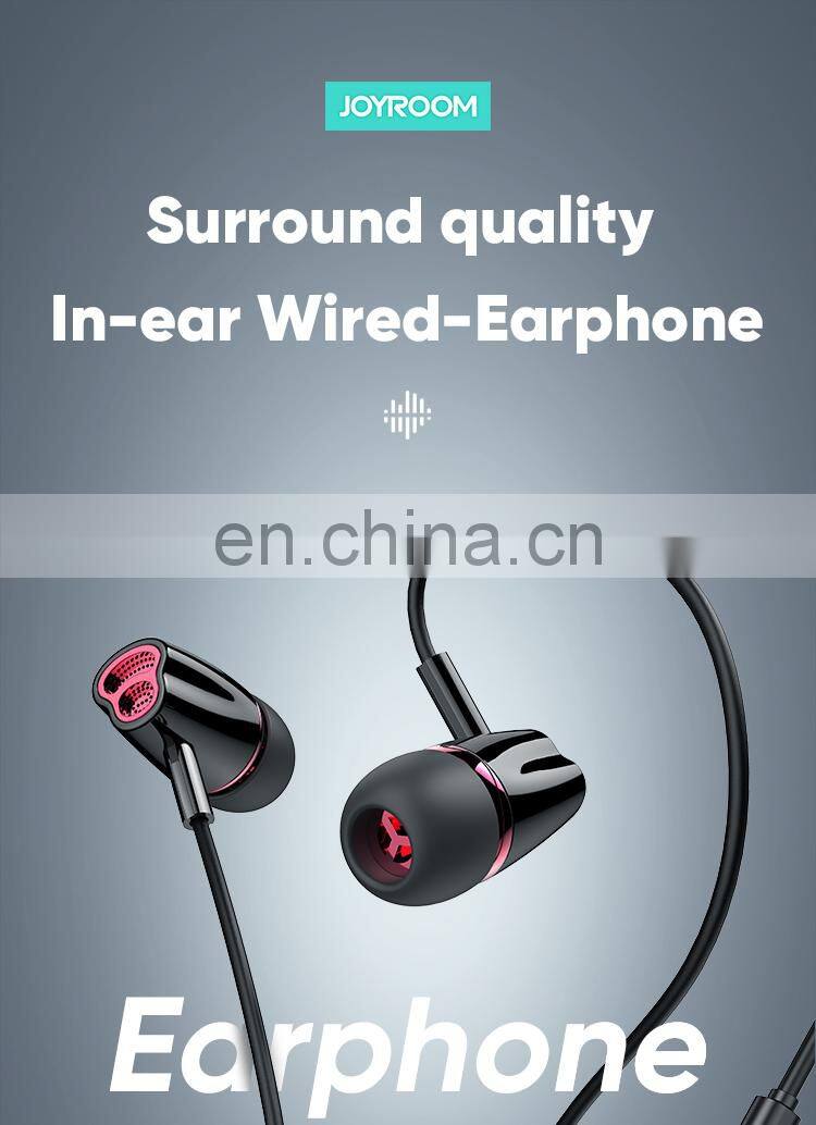 JOYROOM earphones Metal new design stereo earphone