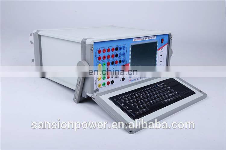 Secondary Current Injection relay Tester Microcomputer 3-phase Relaying protection tester