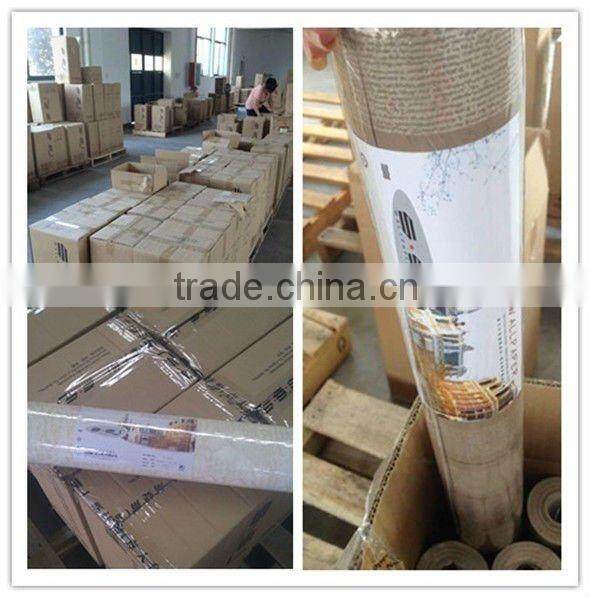 high quality hot modern room decoration wallpaper papier peint Damas