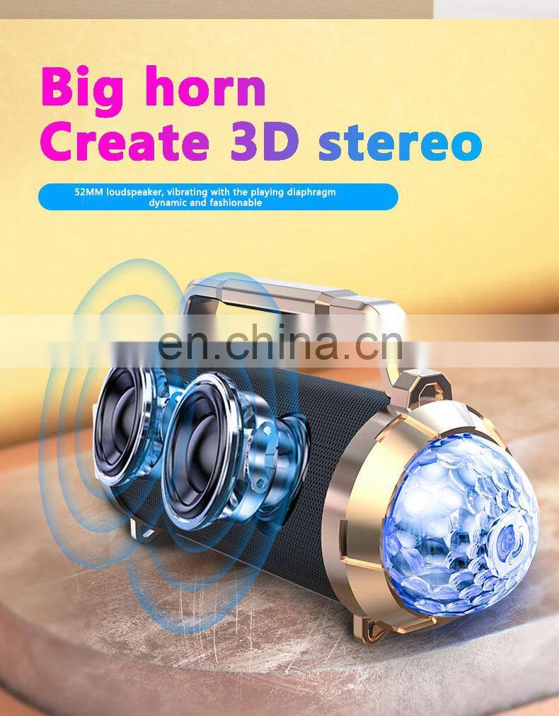 Mini speaker 2020 wholesale OEM/ODM remote control mobile phone/computer 5.0 1200MAH high capacity