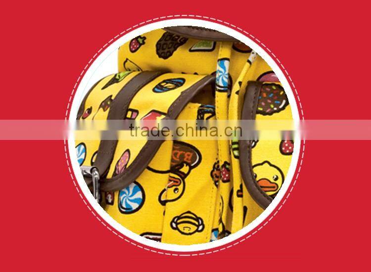 Wholesale trendy canvas backpack school bags trendy backpack bags