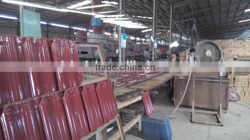 European Chain Clay Roof tile Making in Jiangxi Bolai and Sales to Indian country