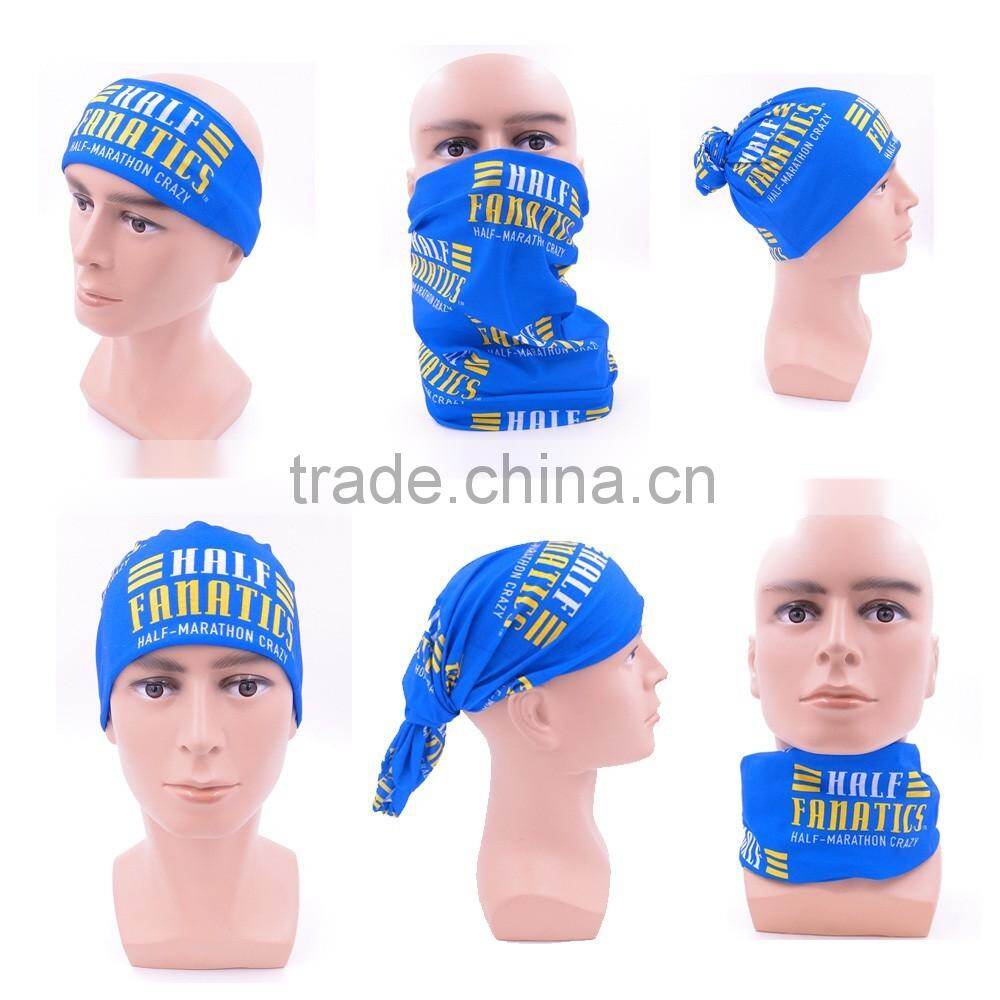 Multifunctional outdoor tubular funny headwear bandanas
