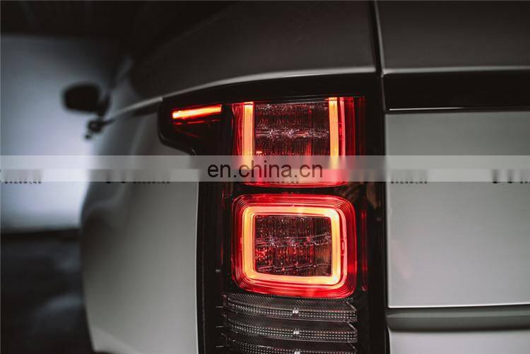 Perfect fitment body kit suitable for Land Rover Range Rover in SVO style 2013-2016 front bumper rear bumper side skirts exhaust