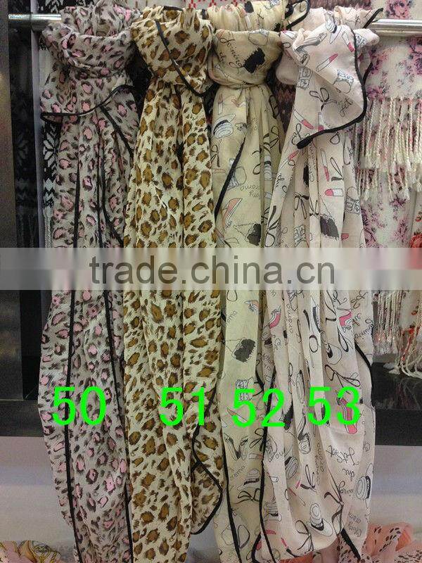 SQ023 muslim scarf embroidery scarf square scarf