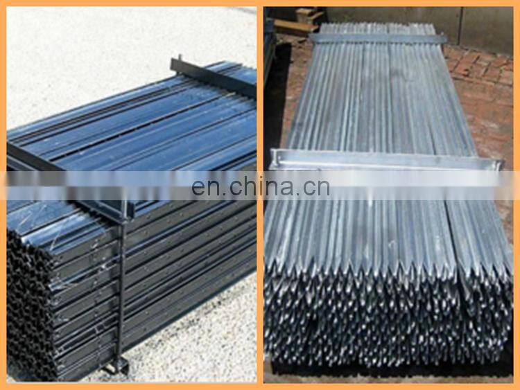Wholesale 1.25 pound agriculture galvanized unpainted t fence post
