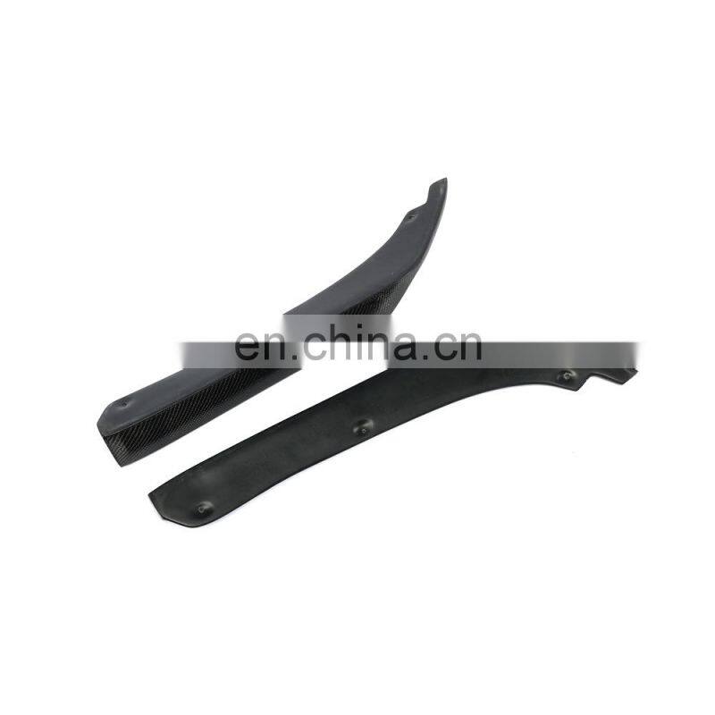 JCSPORTLINE Carbon Fiber Q50 Front Splitter Canards for Infiniti Q50 Hybrid Sport Sedan 4-Door 2014-2017