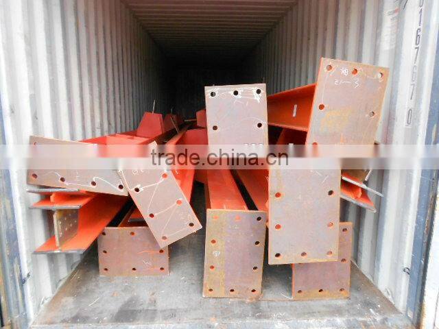 prefab high rise light steel structure building / steel structure car garage