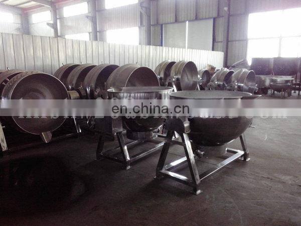 Tiltable with stirring electric jacket cooking pot 1000L jacket kettle