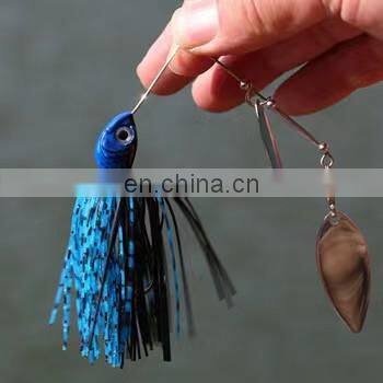 Byloo Lures Rubber Skirt Jig Fishing Lures Buzz Baits Spinner Bait With Skirt Rubber Fishing Jig Flies
