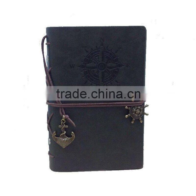 6 rings notebook with printed lines