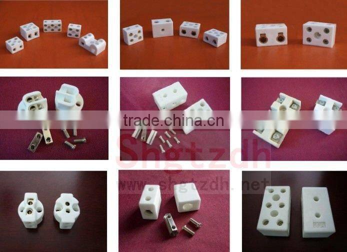 Ceramic terminal block connector
