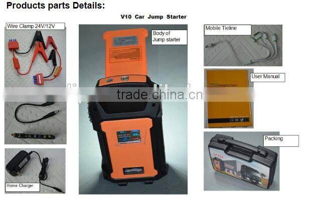 super jump starter power bank 24000mAh 12V24V