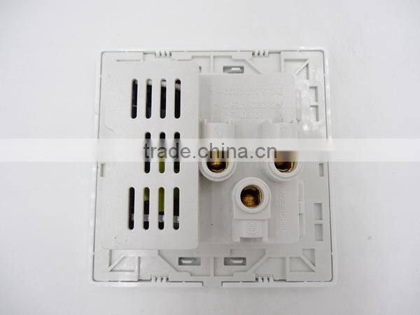 Dual USB Port Electric Wall Charger Dock Station Socket Power Outlet Panel Plate
